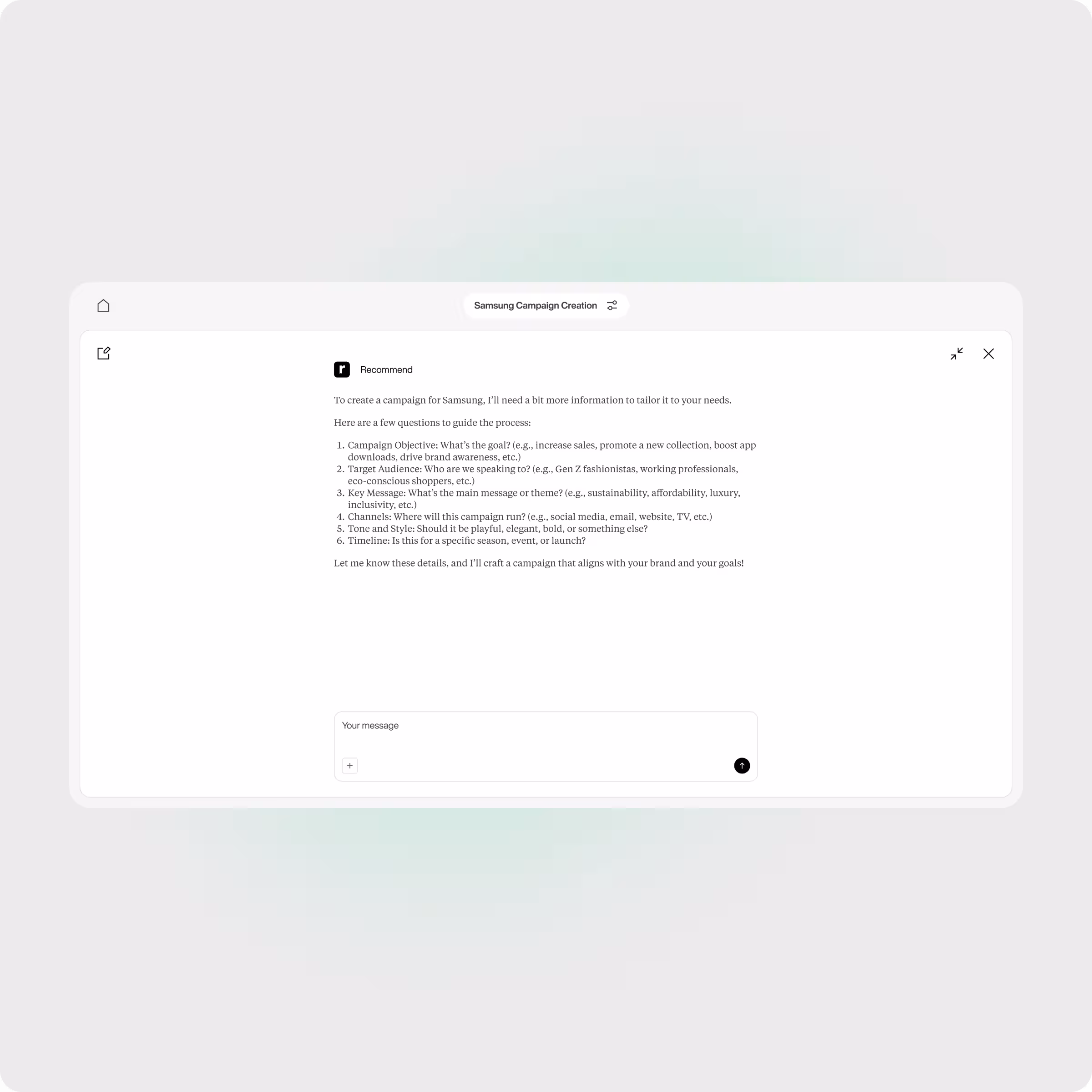 Automated Campaign Creation